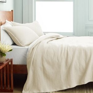 Quince Ribbed Cotton Coverlet
